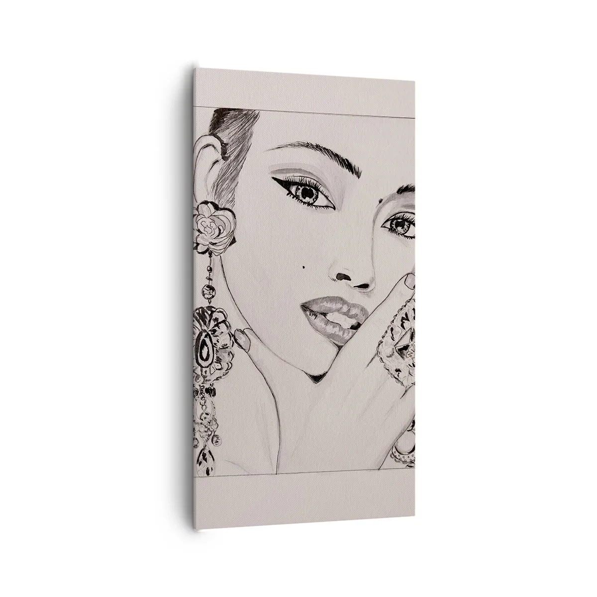 Quadro em tela - A joia mais linda - 65x120 cm