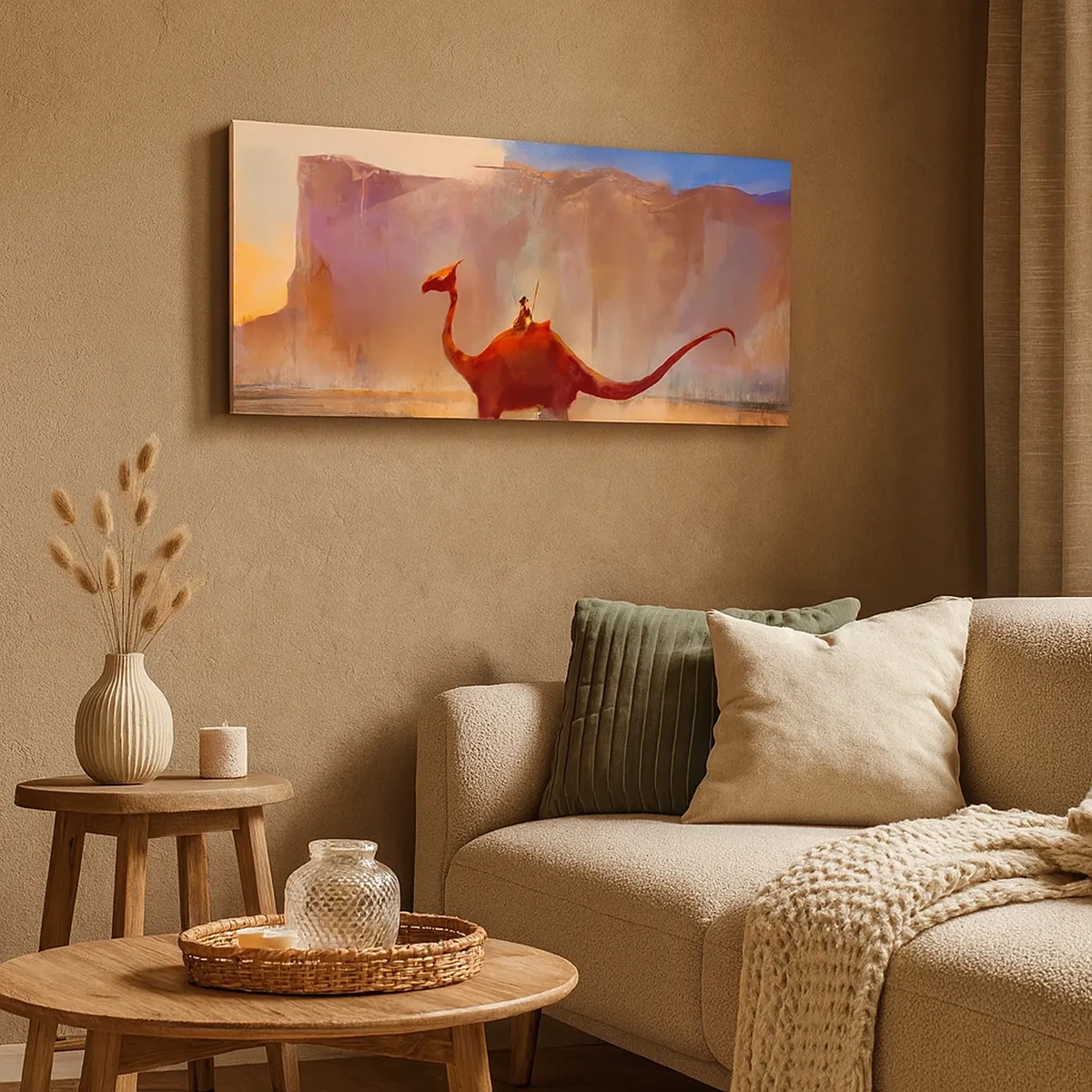 Quadro em tela - Se não estivessem extintos - 30x30 cm