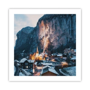 Pôster - O espírito luminoso do inverno - 50x50 cm