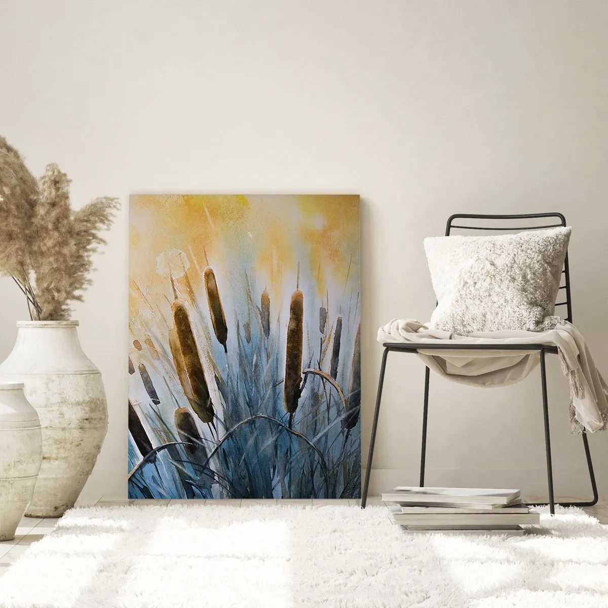 Quadro em vidro - O frio da água, o calor do sol - 70x100 cm