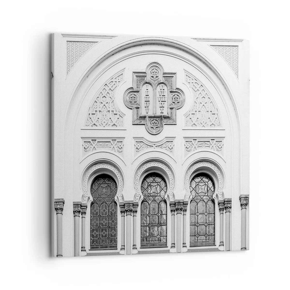 Quadro em tela - Na fronteira das culturas - 50x50 cm