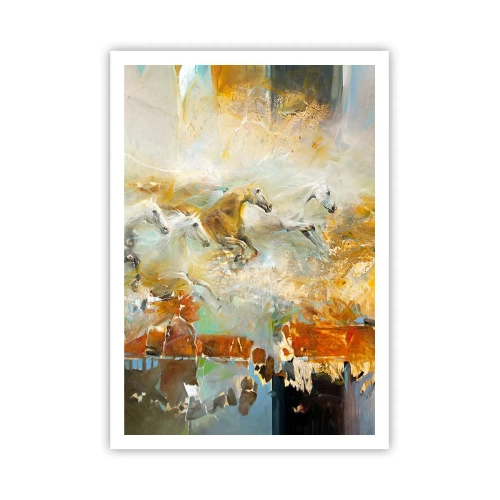 Pôster - A galope através da luz - 70x100 cm