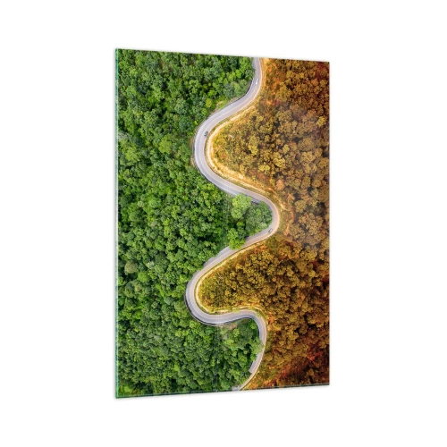 Quadro em vidro - Fronteiras e descobertas - 70x100 cm