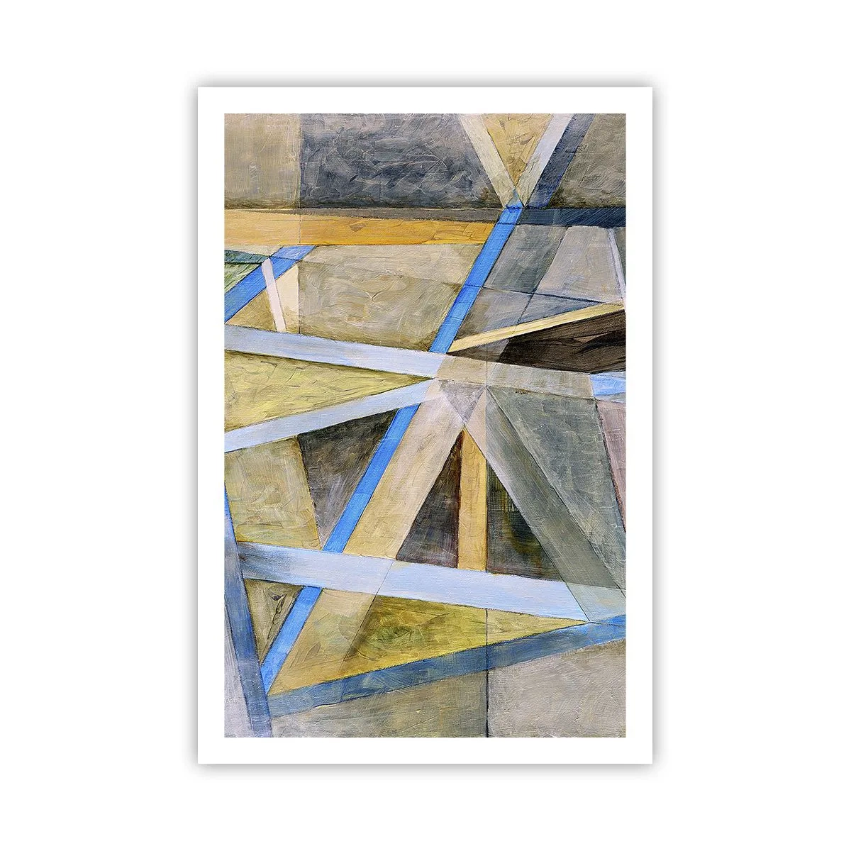 Pôster - Em linha reta ou na diagonal? - 61x91 cm