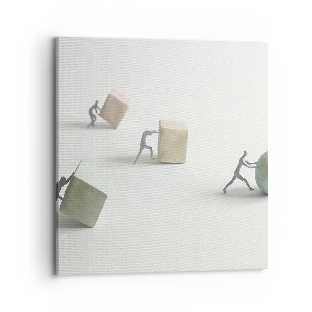 Quadro em tela - É a vida - 70x70 cm