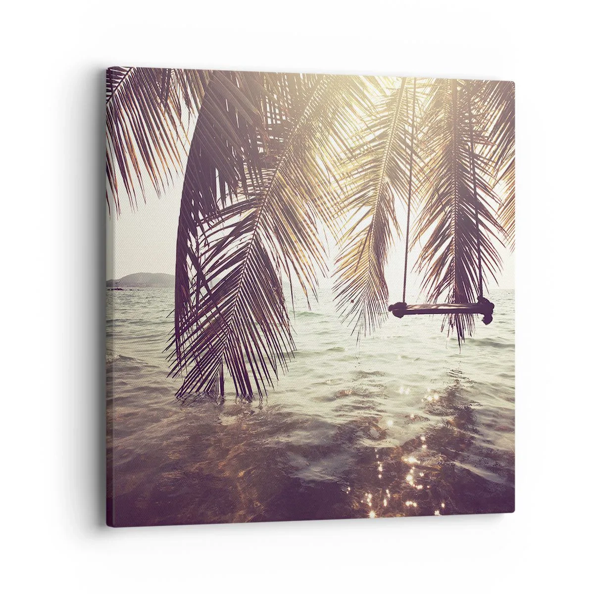 Quadro em tela - Deixe-se levar pela imaginação - 40x40 cm