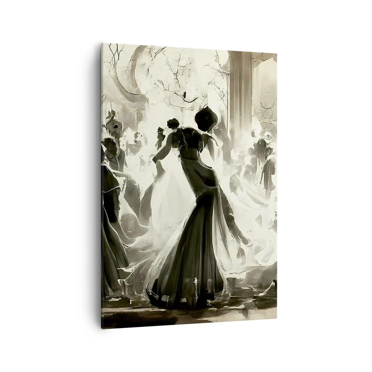 Quadro em tela - O grande baile de máscaras - 70x100 cm