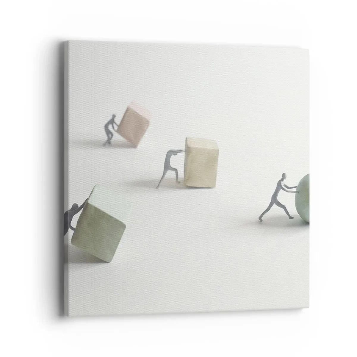 Quadro em tela - É a vida - 40x40 cm