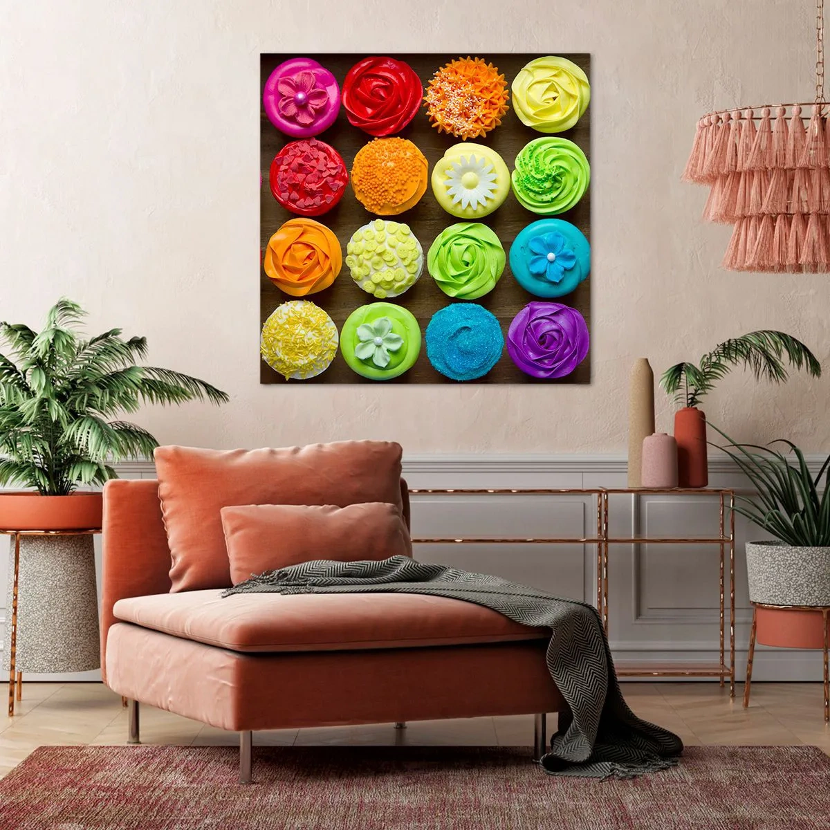 Quadro em tela - Todos diferentes - todos deliciosos - 40x40 cm