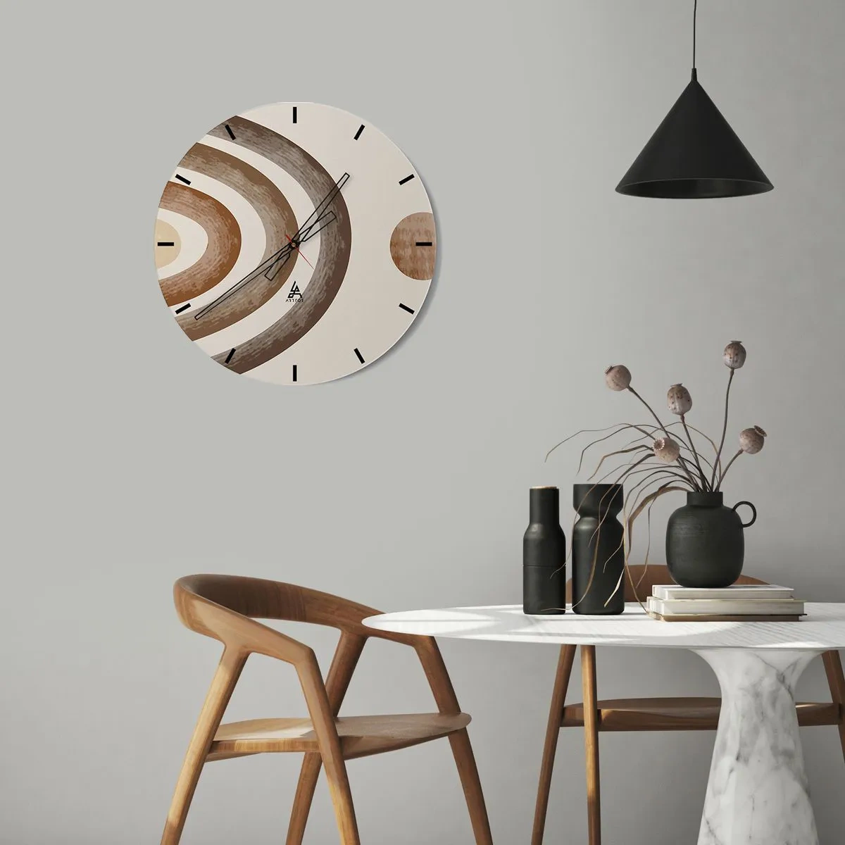 Relógio de parede - Relógio em vidro - Numa galáxia muito distante - 30x30 cm