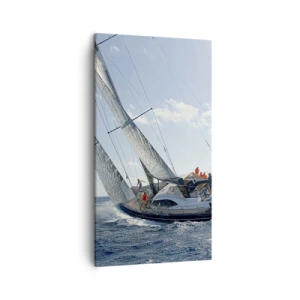 Quadro em tela - Que vença o melhor - 45x80 cm