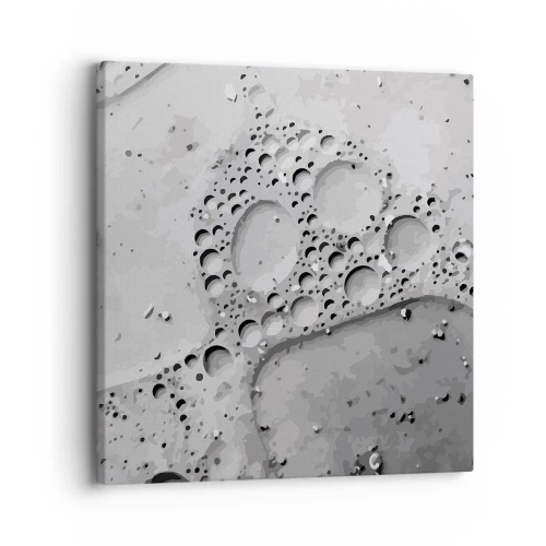 Quadro em tela - Vestígio de espuma - 30x30 cm