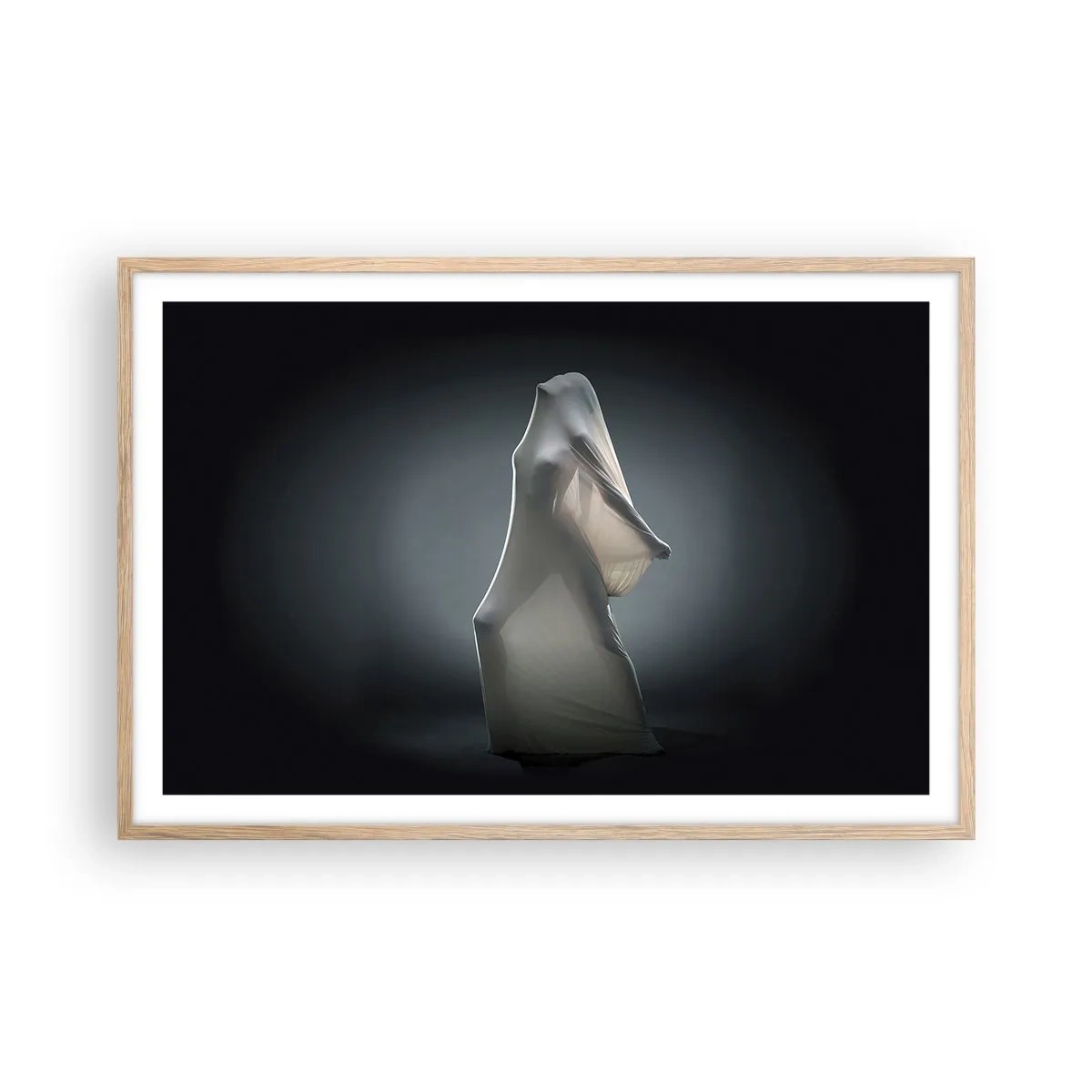 Pôster com moldura de carvalho claro - Desejos ocultos - 91x61 cm