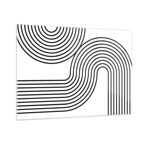 Quadro em vidro - Na curva - 100x70 cm