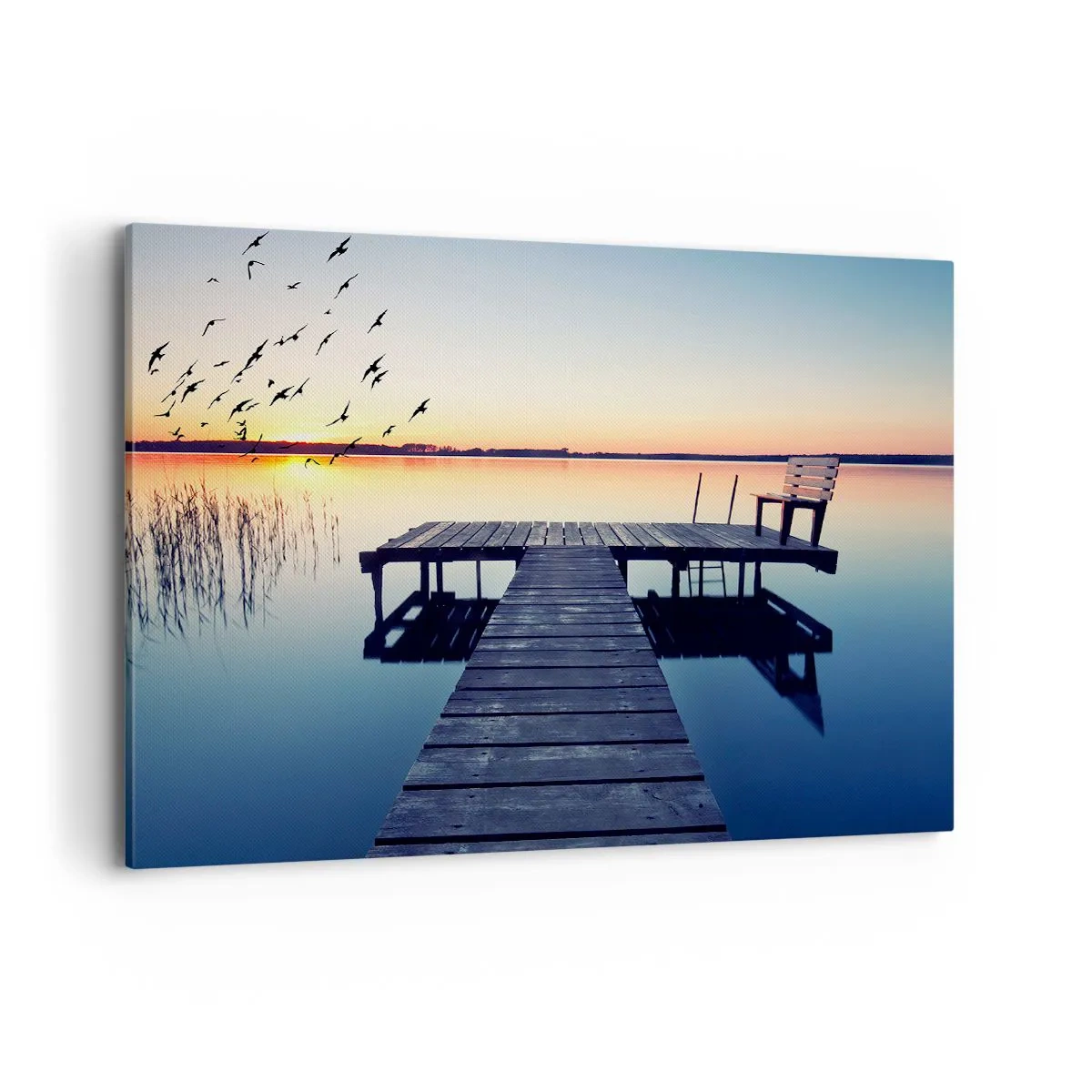 Quadro em tela - Foi um bom dia - 120x80 cm