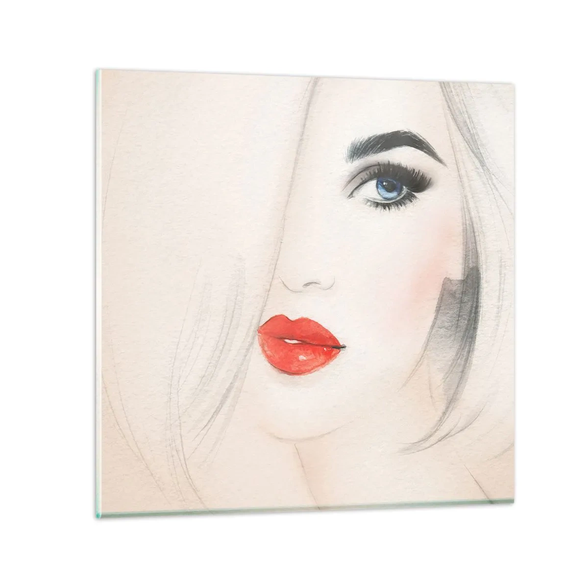 Quadro em vidro - Hipnotiza e intoxica - 50x50 cm