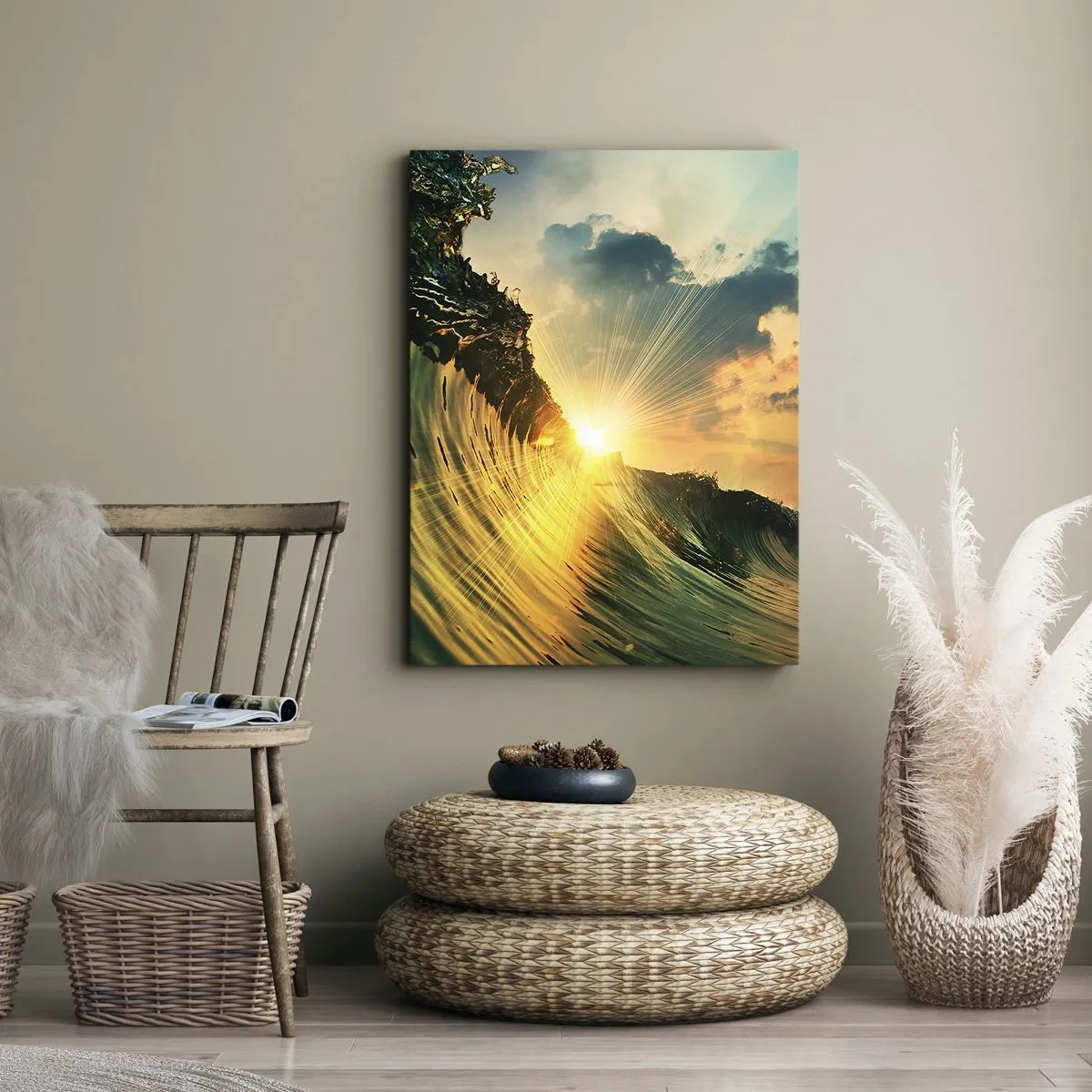 Quadro em tela - Surfer, onde está? - 50x70 cm