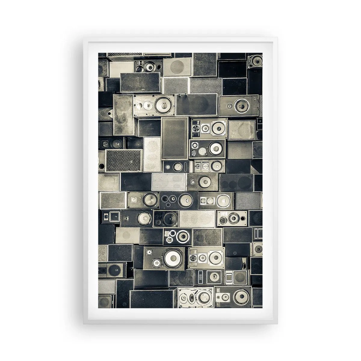 Pôster em moldura branca - Está tudo bem - 61x91 cm
