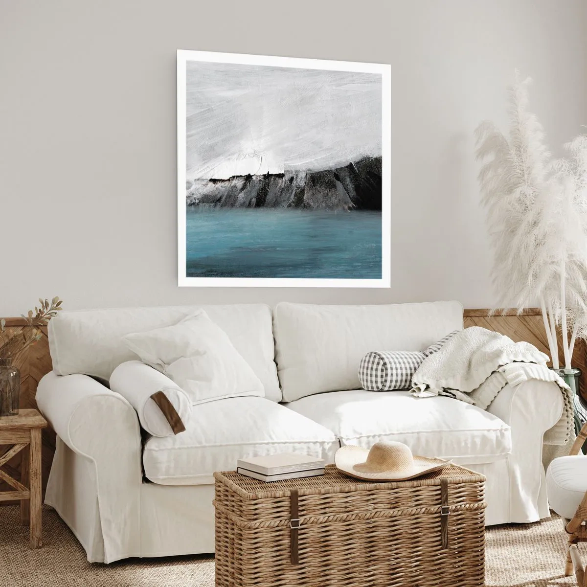 Pôster - Água – terra: choque dos elementos - 30x30 cm