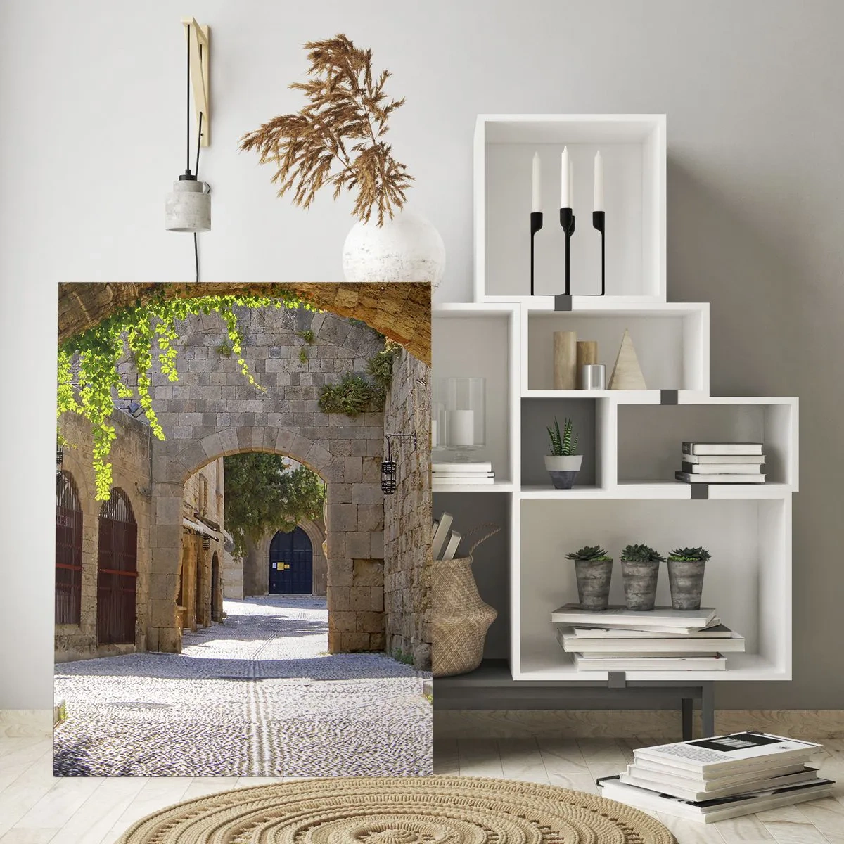 Quadro em vidro - Em breve aparecerá uma procissão - 50x70 cm