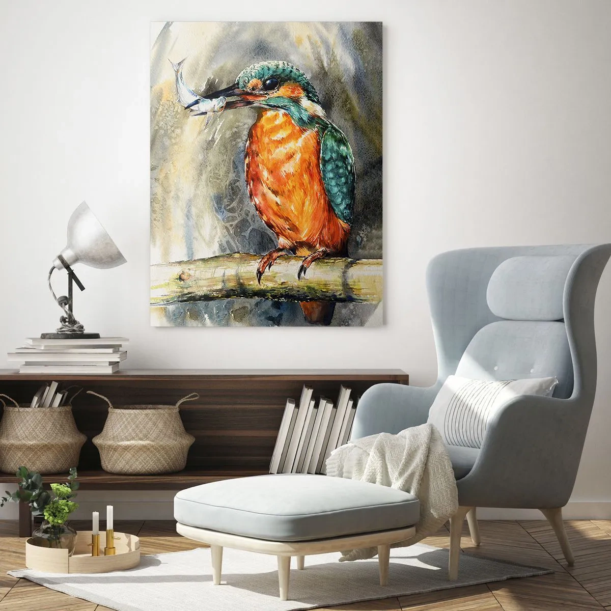 Quadro em vidro - Lei da natureza - 50x70 cm