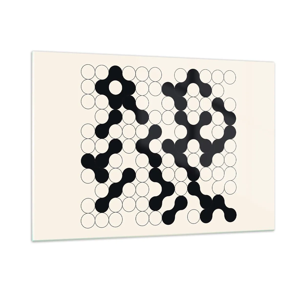 Quadro em vidro - Jogo chinês – variação - 120x80 cm