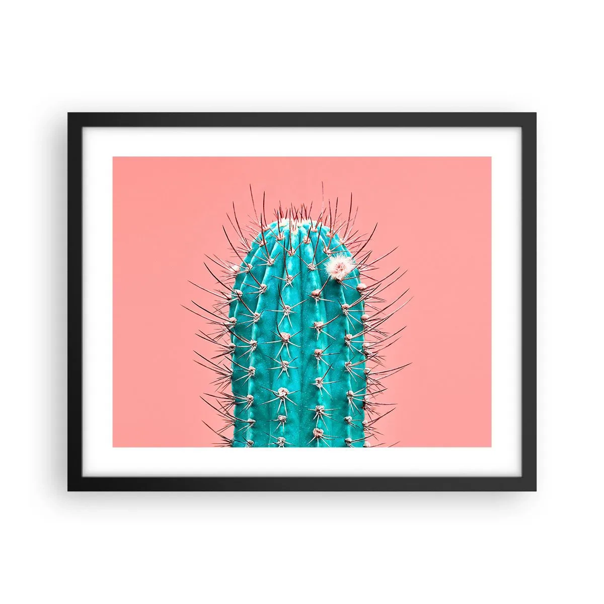 Pôster com moldura preta - Apenas olhe - 50x40 cm