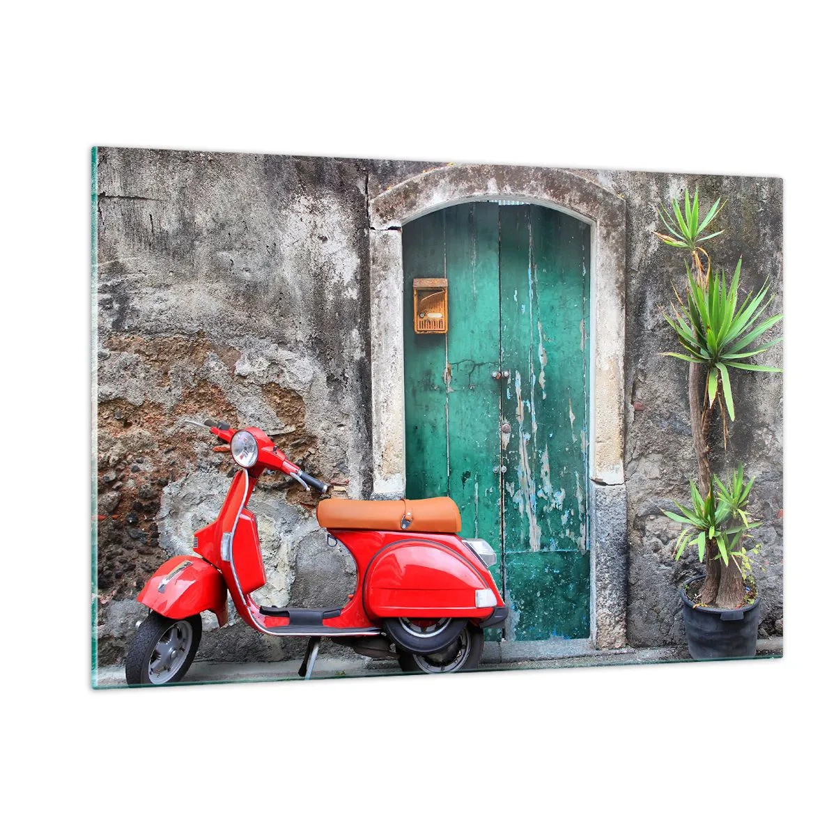 Quadro em vidro - Férias italianas - 120x80 cm