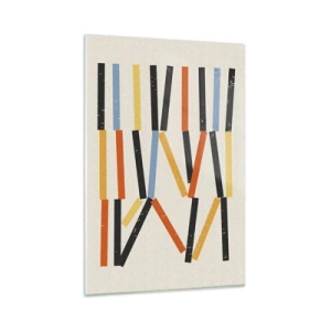 Quadro em vidro - Composição ao nível - 80x120 cm