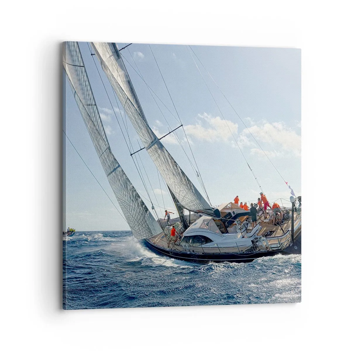 Quadro em tela - Que vença o melhor - 70x70 cm