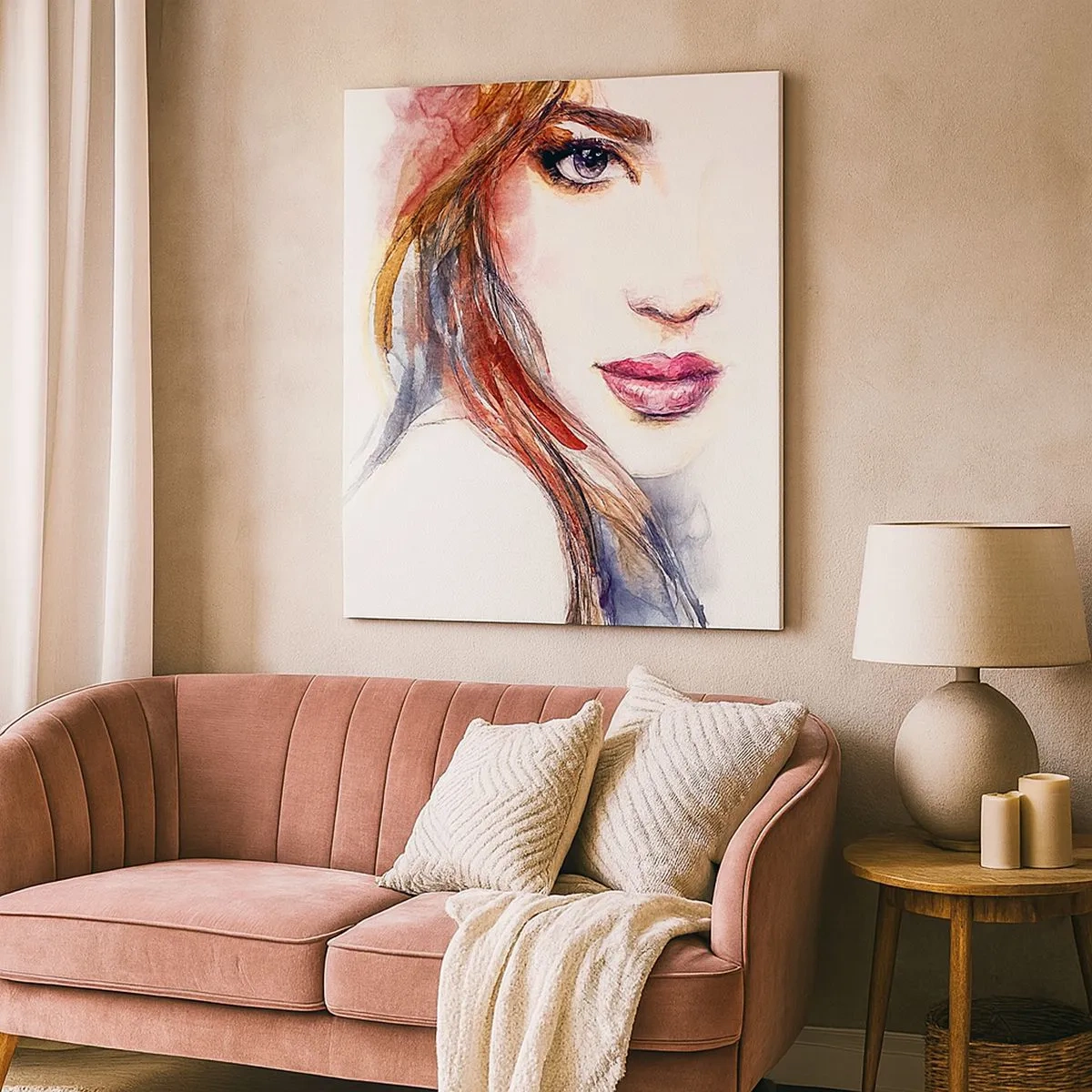 Quadro em tela - Vademecum - siga-me - 30x30 cm