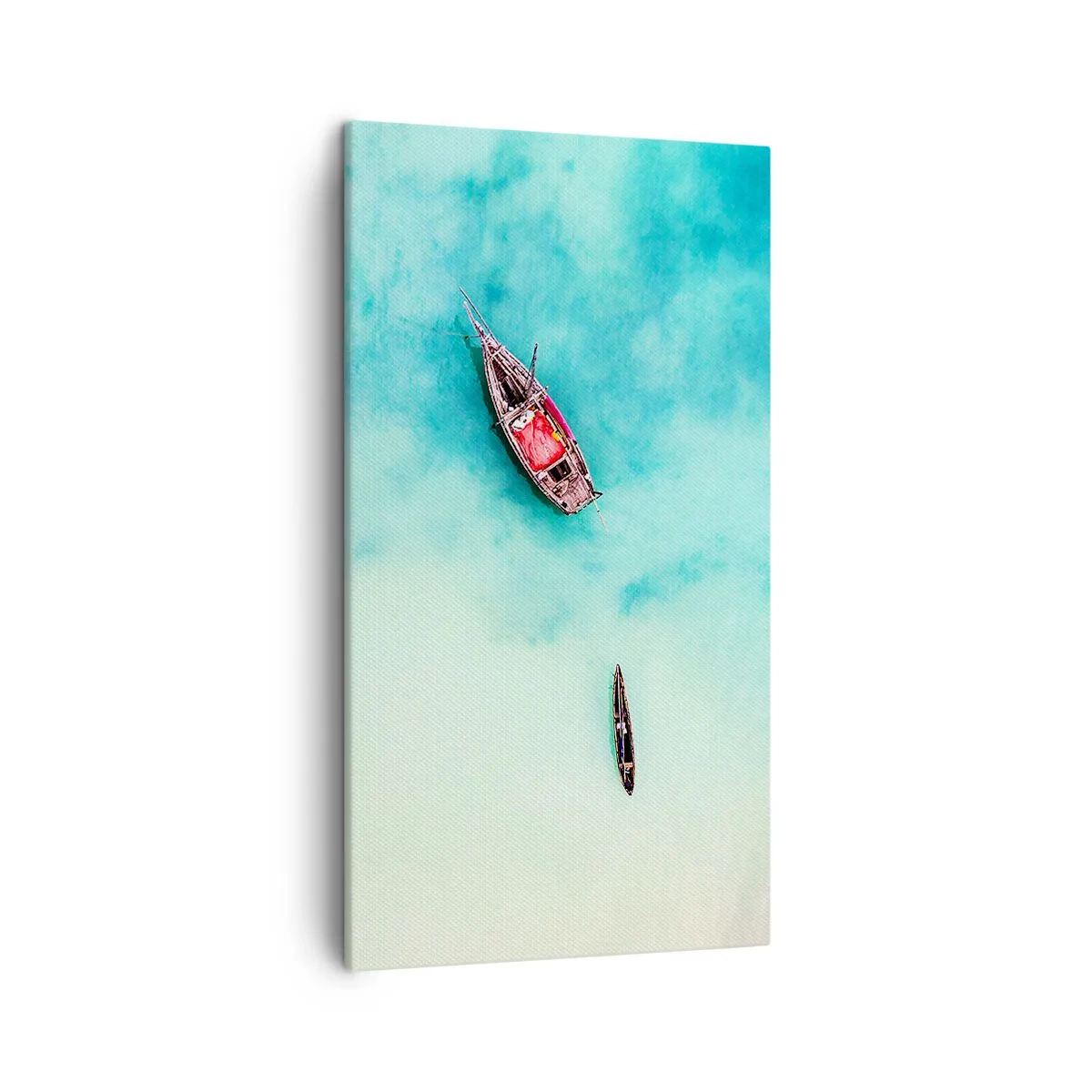 Quadro em tela - As praias de Zanzibar - 45x80 cm