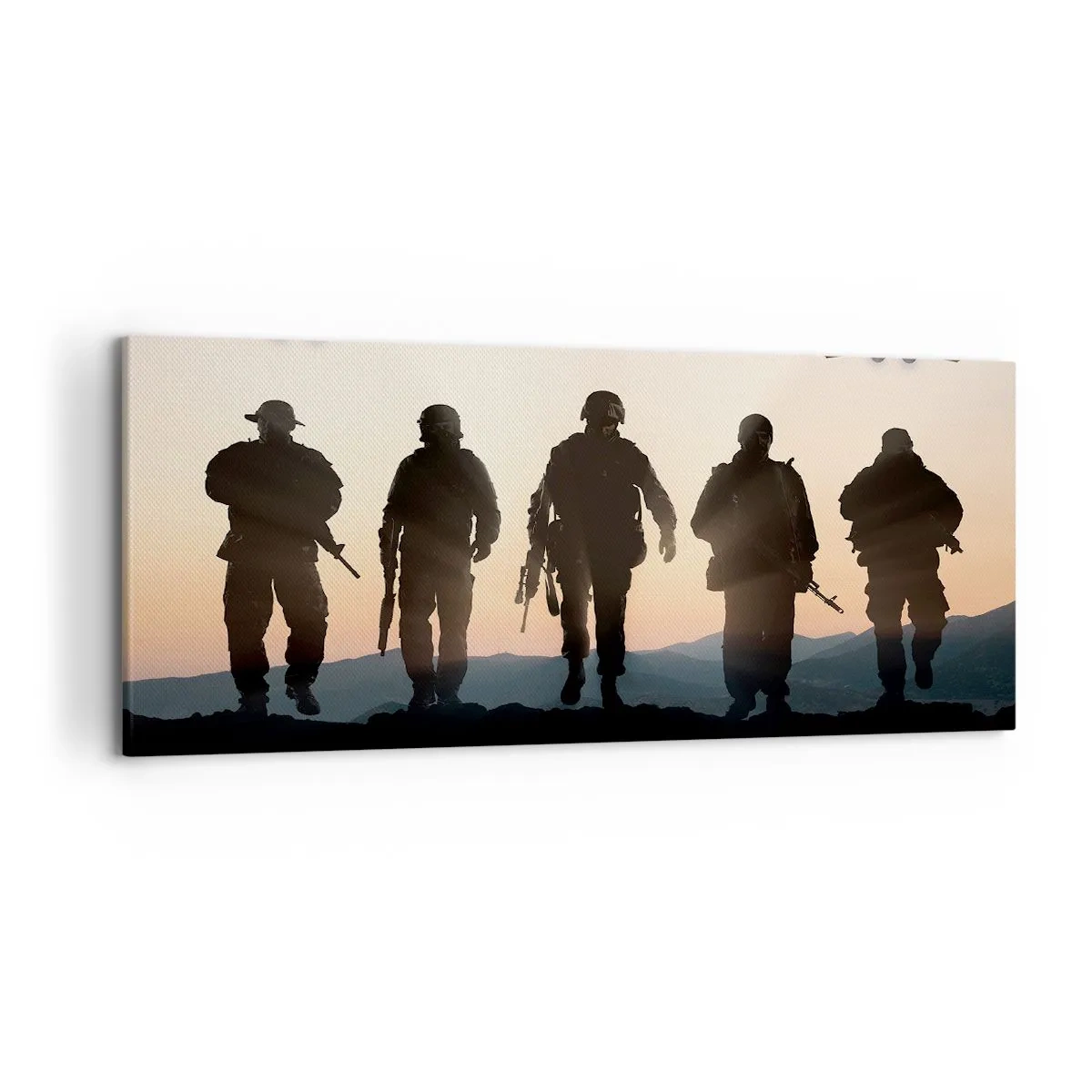 Quadro em tela - Bem-vindo ao nosso mundo - 120x50 cm
