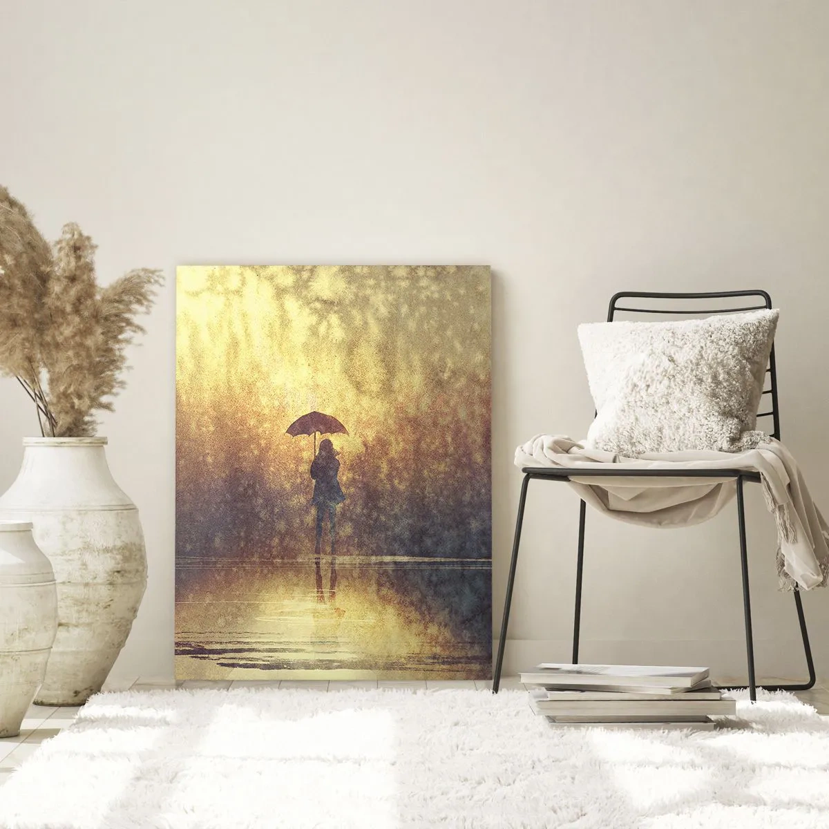 Quadro em vidro - Sinto alguém a olhar para mim - 50x70 cm
