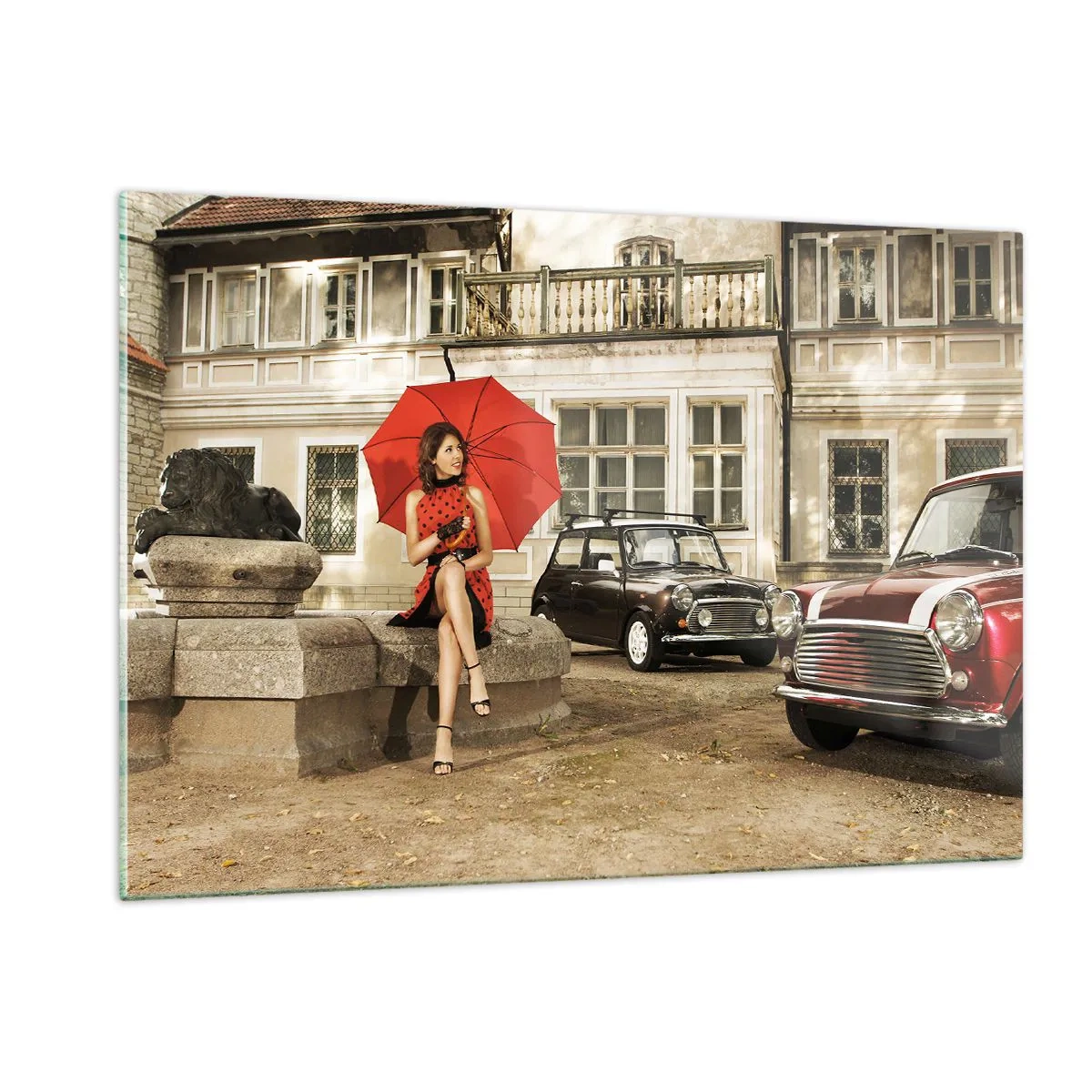 Quadro em vidro - Mini-viagem sentimental - 120x80 cm