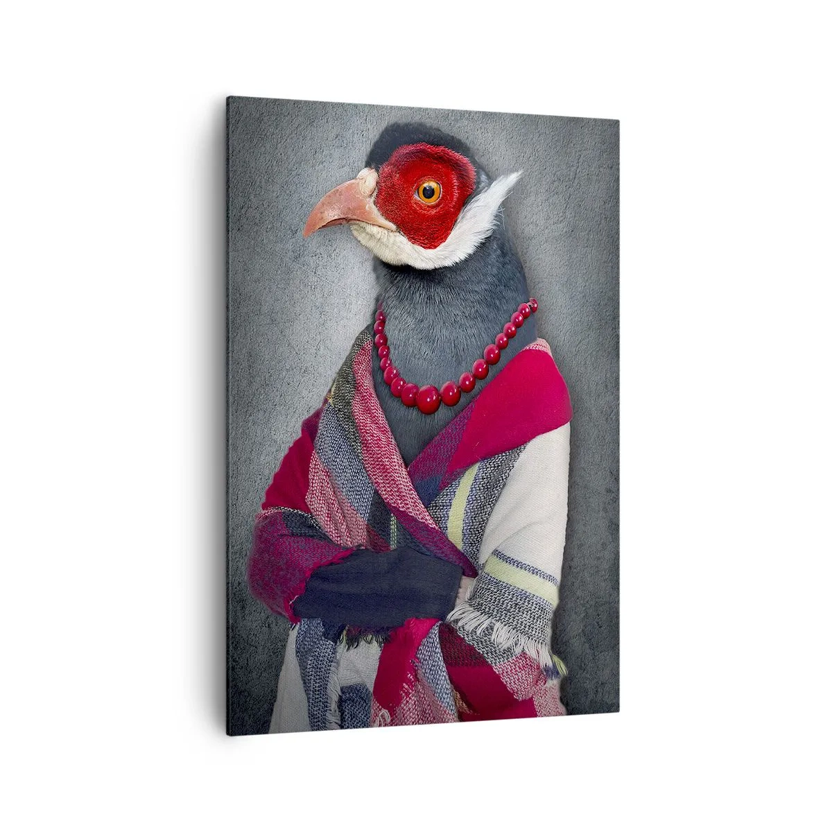 Quadro em tela - O que estou a fazer aqui?! - 70x100 cm