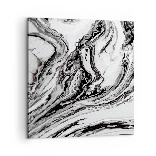 Quadro em tela - No princípio, era o caos - 60x60 cm