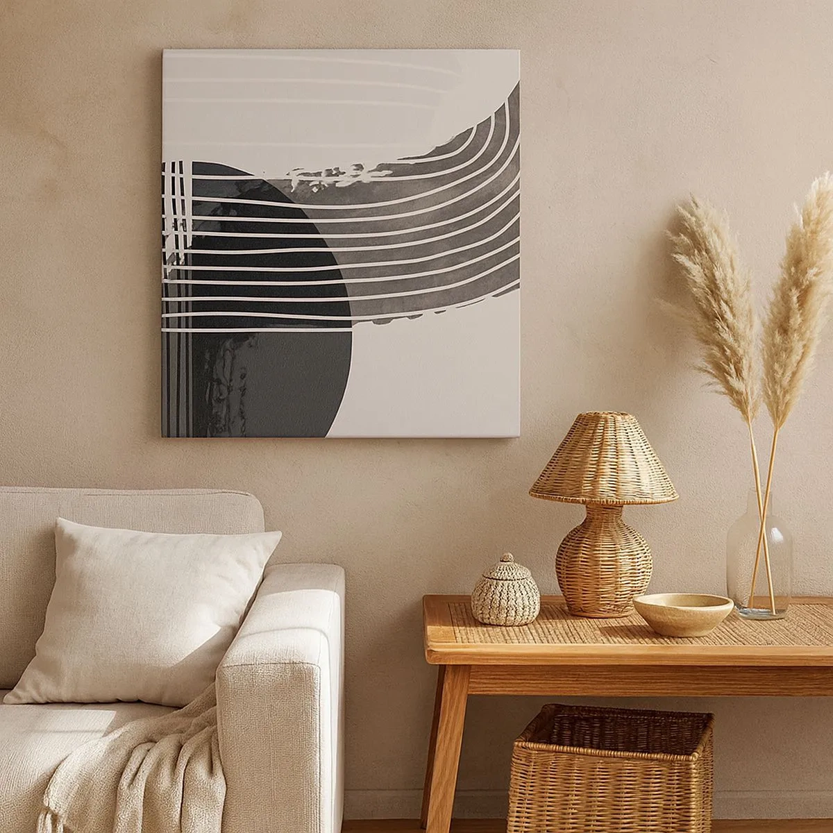 Quadro em tela - Ida e volta - 30x30 cm