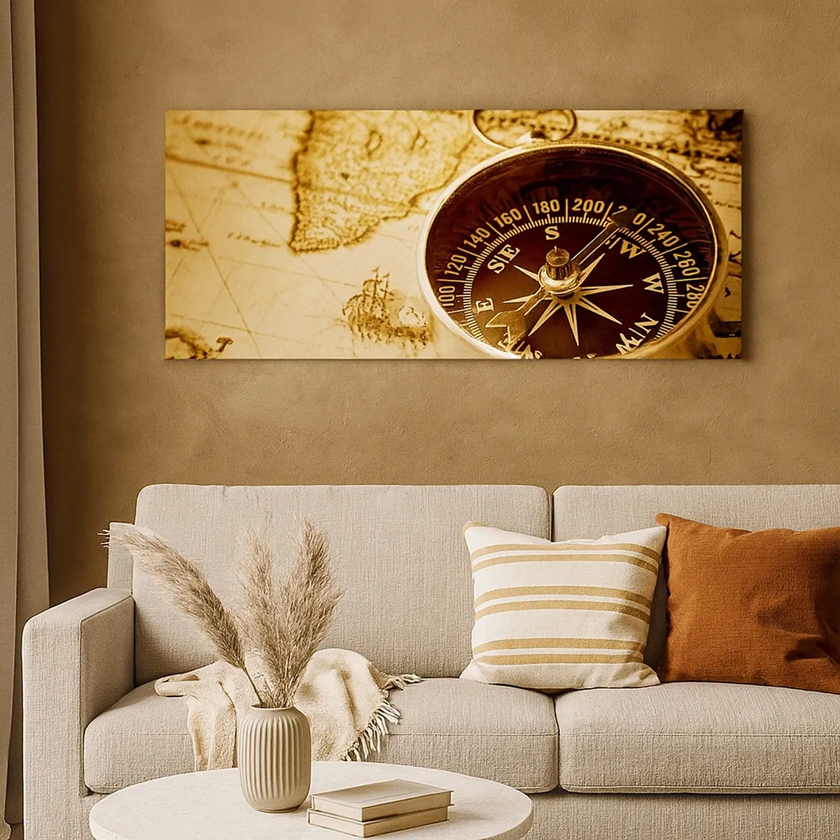 Quadro em tela - Oriente ou Ocidente? - 30x30 cm