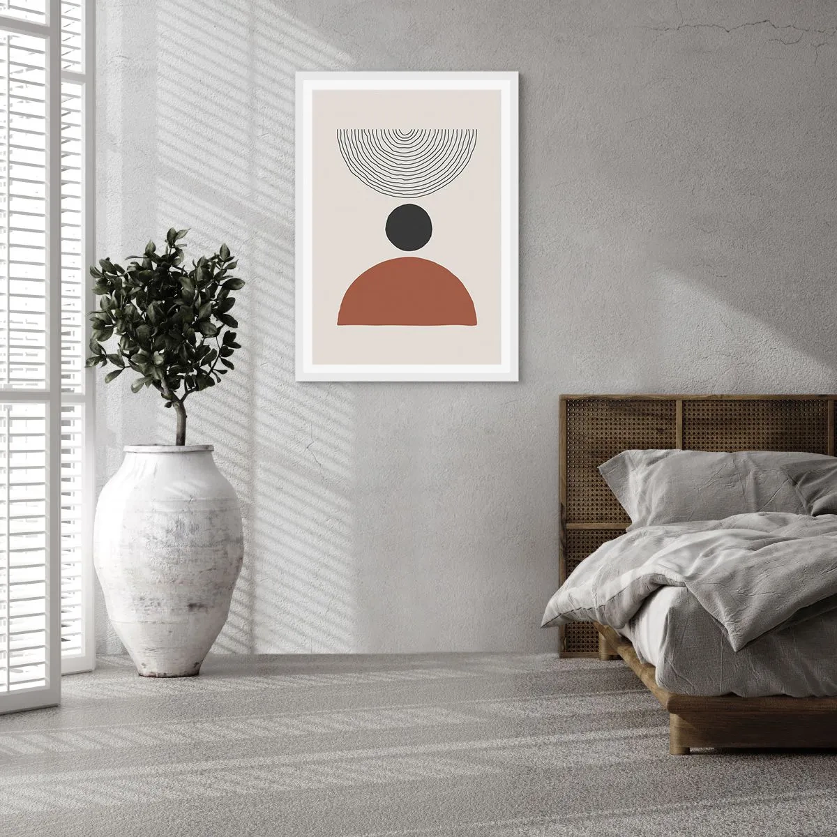 Pôster em moldura branca - Em destaque - 61x91 cm
