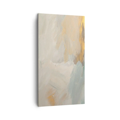 Quadro em tela - Abstração – a terra da gentileza - 45x80 cm
