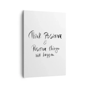 Quadro em tela - Como viver? - 50x70 cm