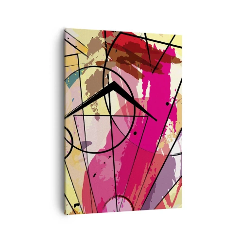 Quadro em tela - Explosão - 50x70 cm