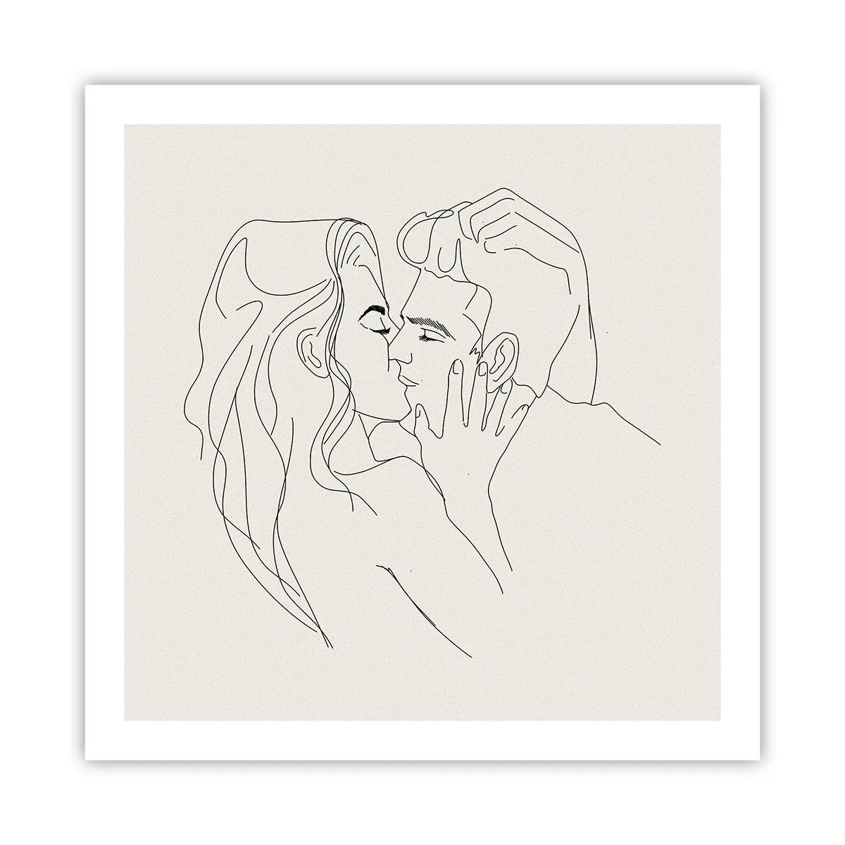Pôster - Emaranhados pelo sentimento - 60x60 cm