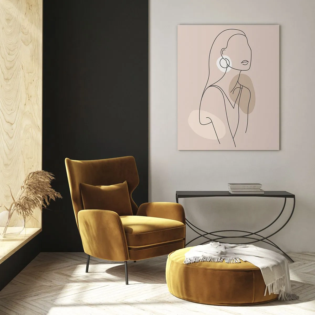 Quadro em vidro - Um ícone da feminilidade - 50x70 cm