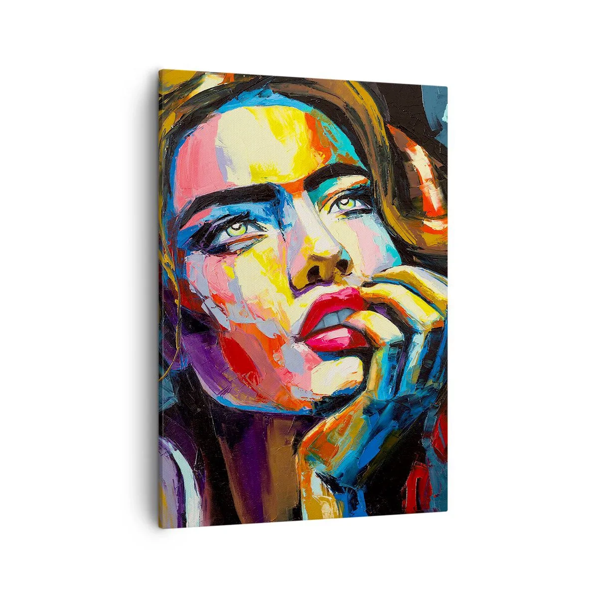 Quadro em tela - Sonhos como pássaros voando no céu - 50x70 cm