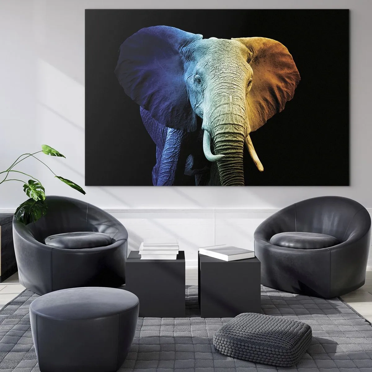 Quadro em vidro - Excêntrico, não esquisito - 100x70 cm