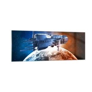 Quadro em vidro - Observador atento - 140x50 cm