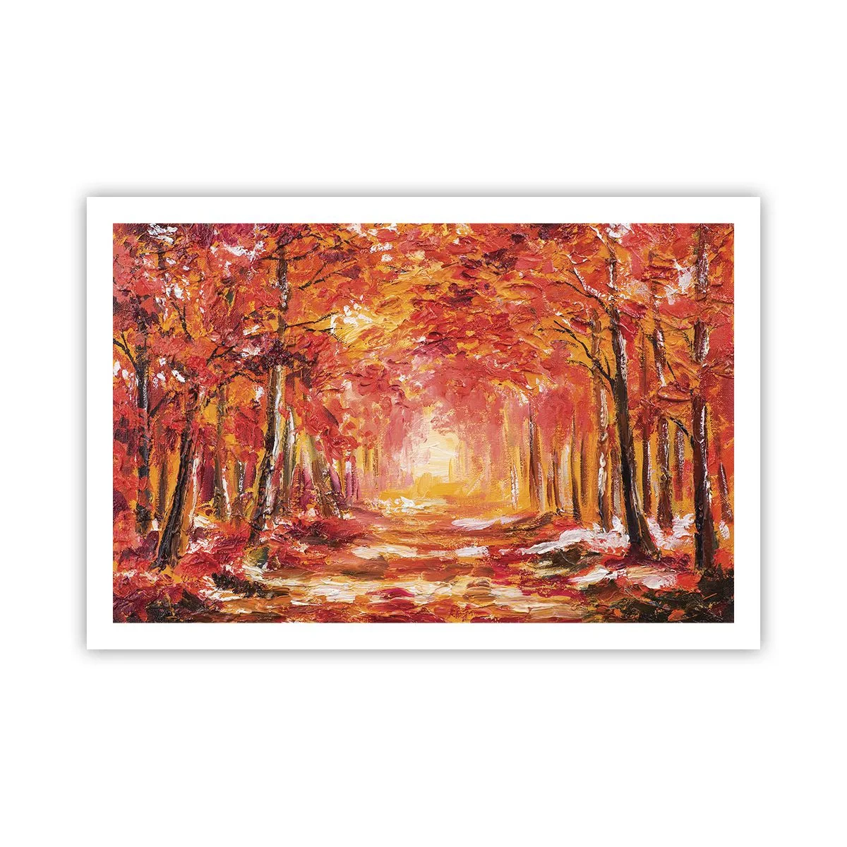 Pôster - Floresta de cobre - 91x61 cm