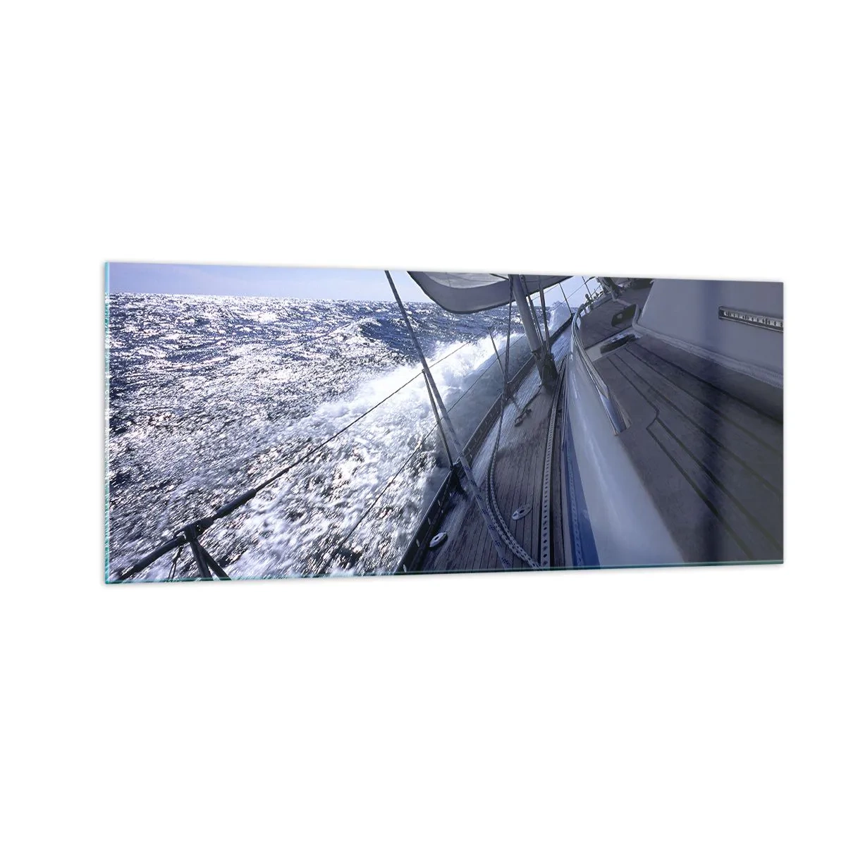 Quadro em vidro - Eu sei o que é ser um pássaro - 100x40 cm